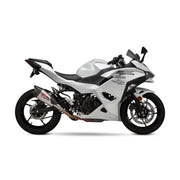 Exhaust Street At2 Slip On Ss Ss Cf - YOSHIMURA