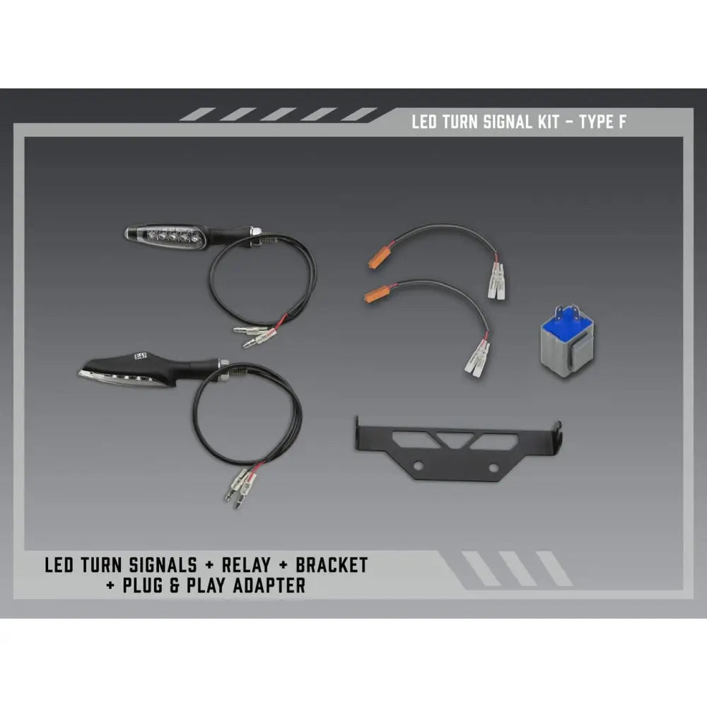 Yoshimura Fender Eliminator V2 Body 075BG-STD-F-K - FE Stnd Led Turn Sig Kit