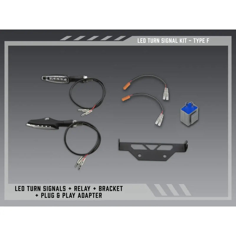 Yoshimura Fender Eliminator V2 Body 075BG-STD-F-K - FE Stnd Led Turn Sig Kit