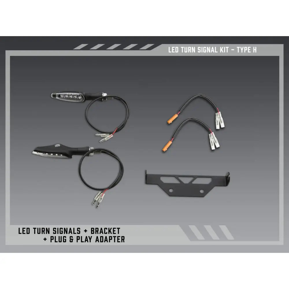 Yoshimura Fender Eliminator V2 Body 075BG-STD-H-K - FE Stnd Led Turn Sig Kit