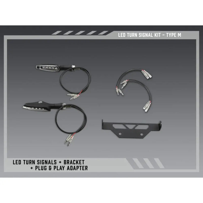 Yoshimura Fender Eliminator V2 Body 075BG-STD-M-K - FE Stnd Led Turn Sig Kit