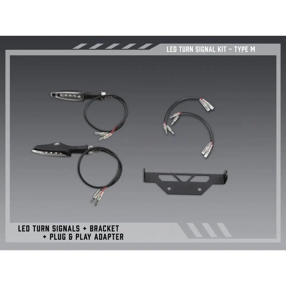 Yoshimura Fender Eliminator V2 Body 075BG-STD-M-K - FE Stnd Led Turn Sig Kit