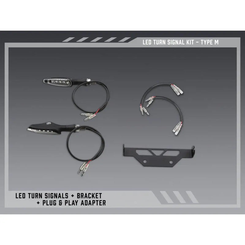 Yoshimura Fender Eliminator V2 Body 075BG-STD-M-K - FE Stnd Led Turn Sig Kit