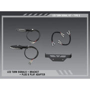 Yoshimura Fender Eliminator V2 Body 075BG-STD-O-K - FE Stnd Led Turn Sig Kit Type Tri