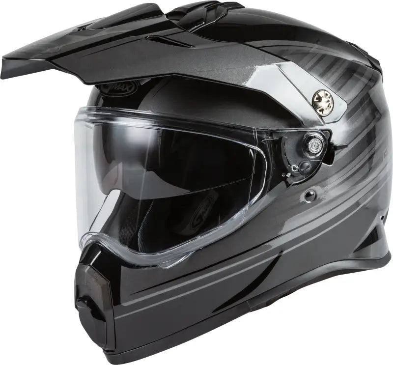 Youth At 21y Adventure Raley Helmet Black/Grey Ym - GMAX