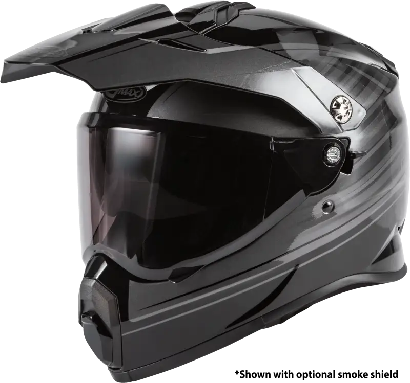 Youth At 21y Adventure Raley Helmet Black/Grey Ym - GMAX