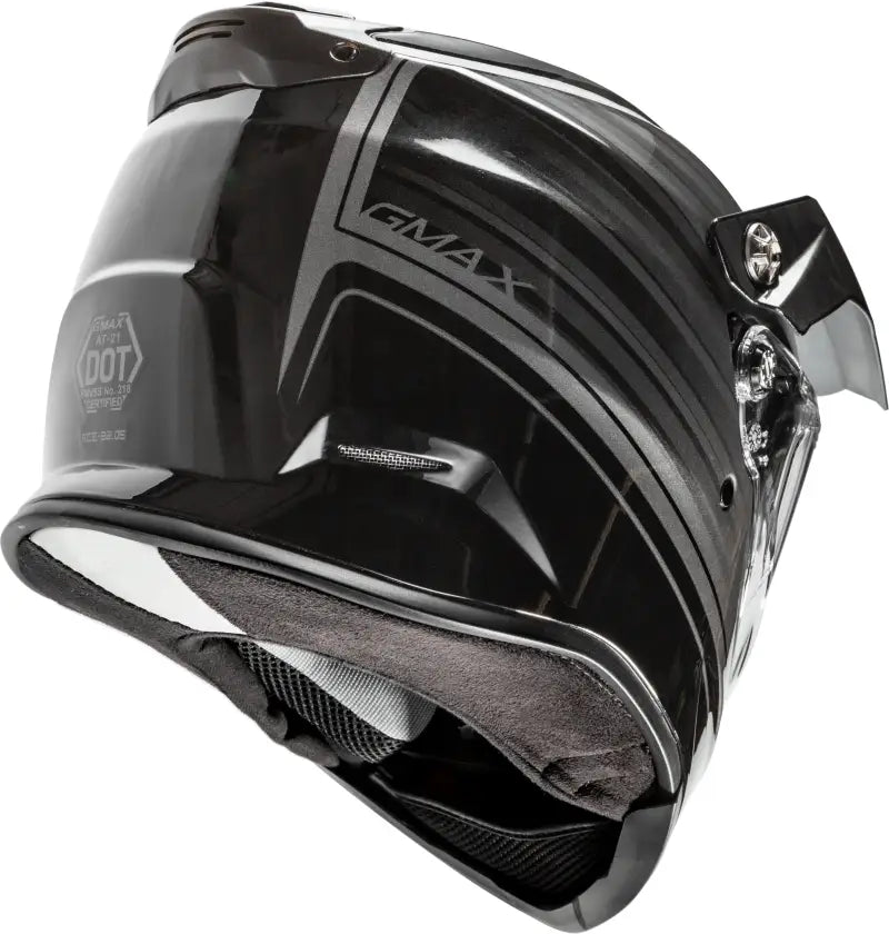 Youth At 21y Adventure Raley Helmet Black/Grey Ym - GMAX