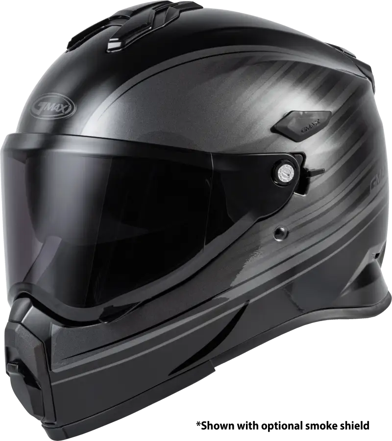 Youth At 21y Adventure Raley Helmet Black/Grey Ym - GMAX