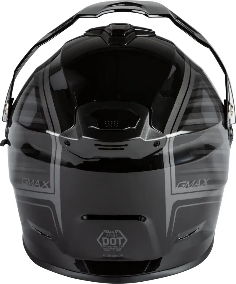 Youth At 21y Adventure Raley Helmet Black/Grey Ym - GMAX