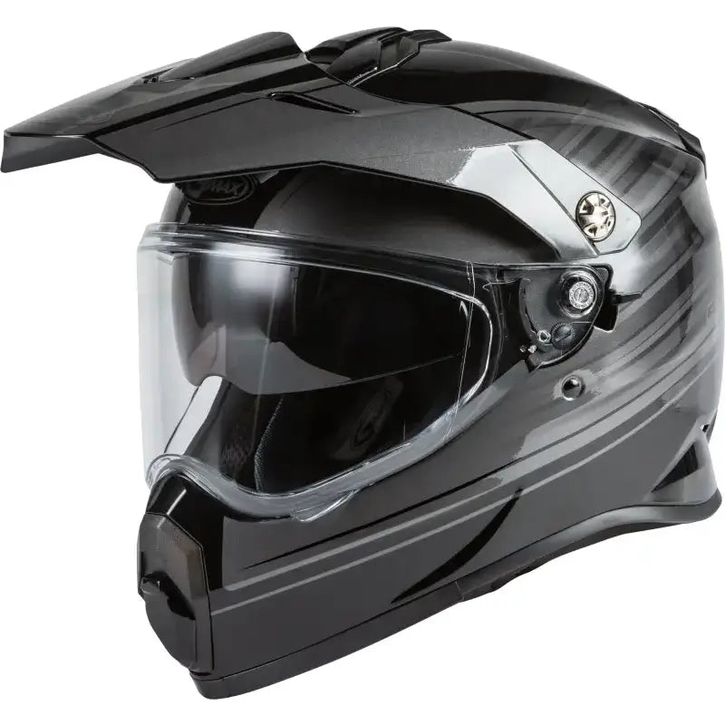 Youth At 21y Adventure Raley Helmet Black/Grey Ym - GMAX