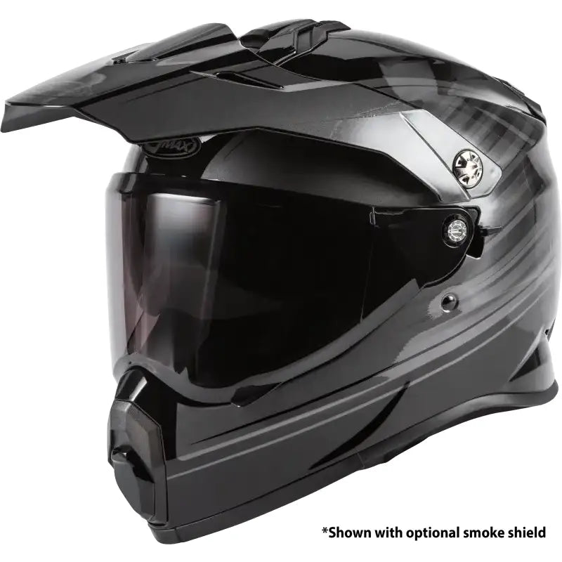 Youth At 21y Adventure Raley Helmet Black/Grey Ym - GMAX