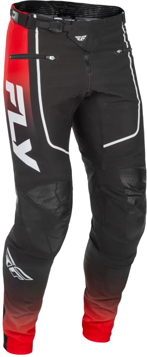 Youth Rayce Bicycle Pants Red/Black/White Sz 24 - FLY RACING