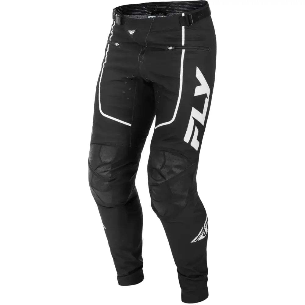 Youth Rayce Bicycle Pants Black/White Sz 24 - FLY RACING