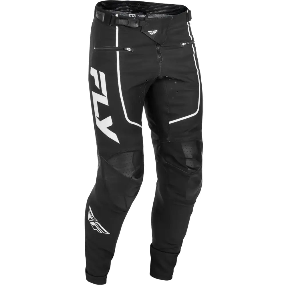 Youth Rayce Bicycle Pants Black/White Sz 24 - FLY RACING