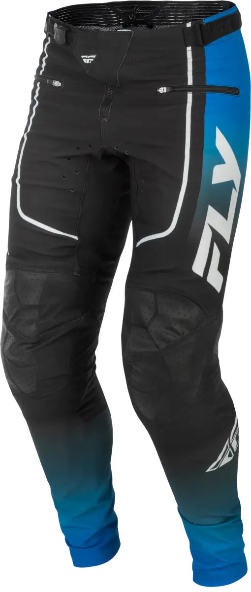 Youth Rayce Bicycle Pants Blue/Black/White Sz 18 - FLY RACING