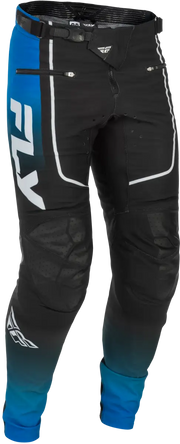 Youth Rayce Bicycle Pants Blue/Black/White Sz 24 - FLY RACING
