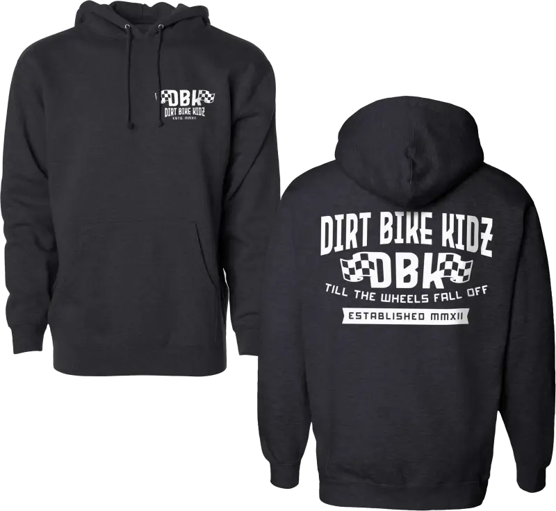 Till The End Youth Hoodie Charcoal Yl - DBK