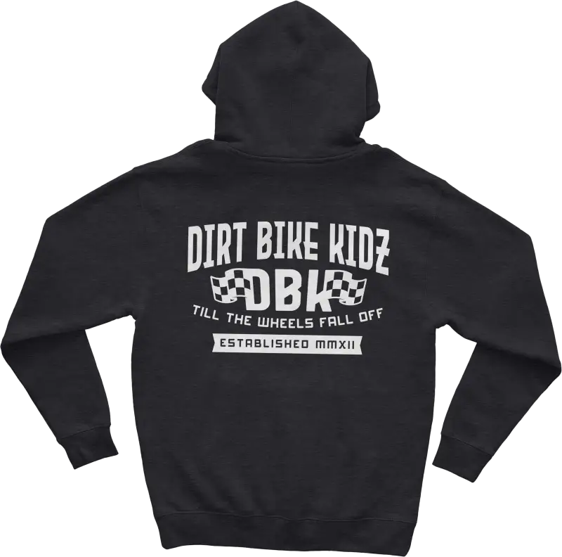 Till The End Youth Hoodie Charcoal Yl - DBK