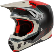 Youth Formula Cc Glide Helmet Black/Red/Grey Yl - FLY RACING