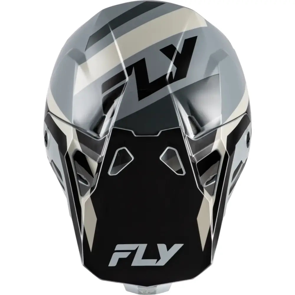 Youth Formula Cp Seal Helmet Black/Grey/Light Grey Yl - FLY RACING