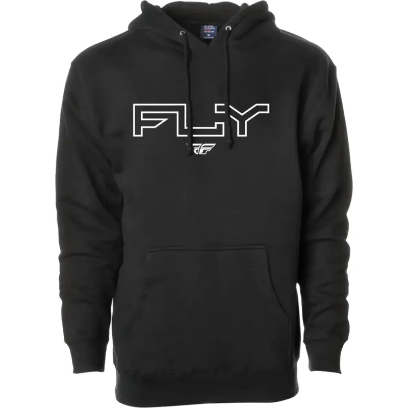 Youth Fly Edge Hoodie Black Yl/Yx - FLY RACING
