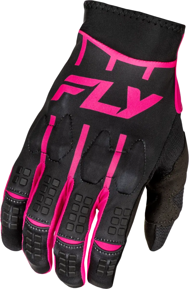 Youth Evolution Dst Gloves Black/Pink Yl - FLY RACING
