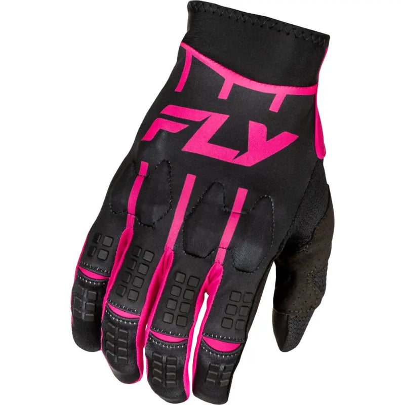 Youth Evolution Dst Gloves Black/Pink Yl - FLY RACING