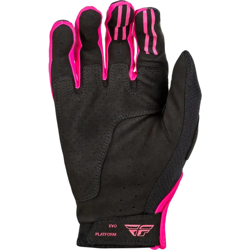 Youth Evolution Dst Gloves Black/Pink Yl - FLY RACING