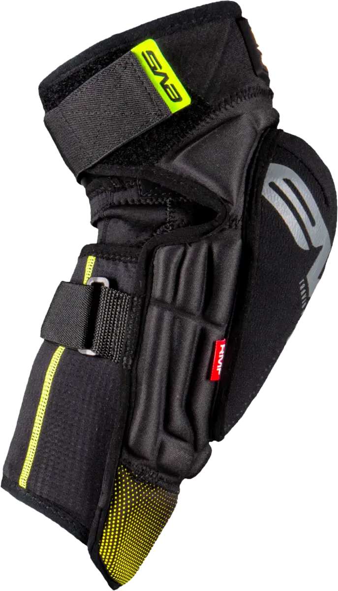 EVS TP199 Knee/Shin Guard Black/Hi Vis Youth - EVS