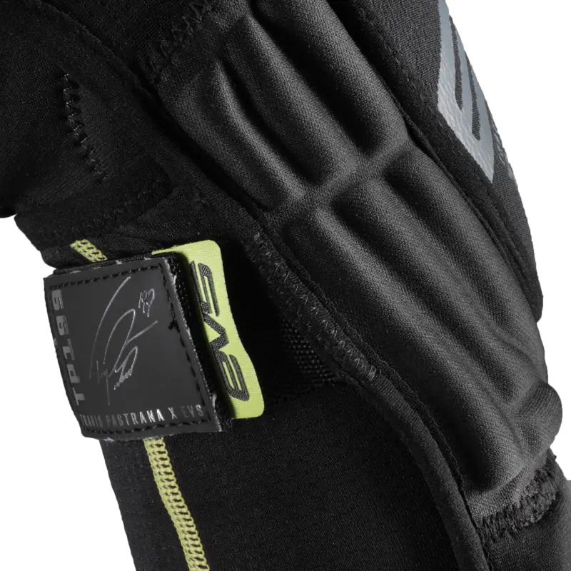 EVS TP199 Knee/Shin Guard Black/Hi Vis Youth - EVS