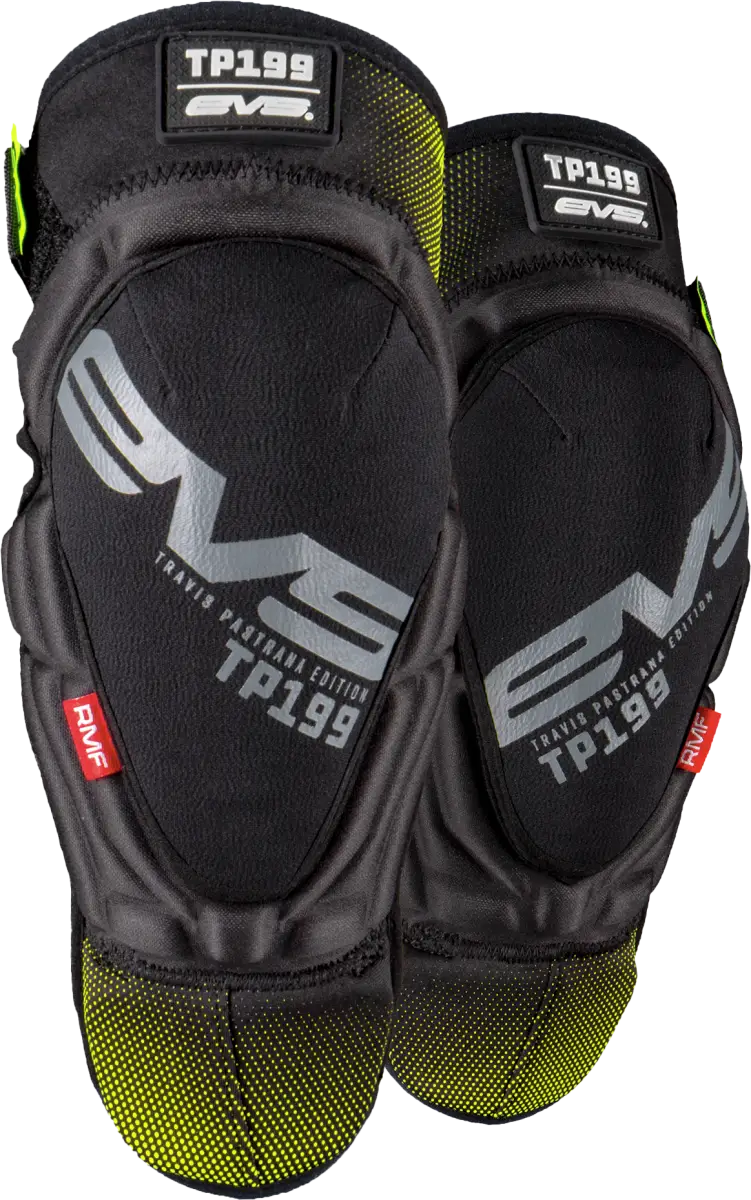 EVS TP199 Knee/Shin Guard Black/Hi Vis Youth - EVS