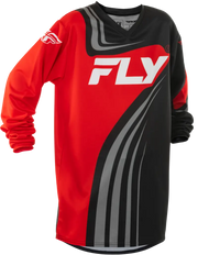 Youth F 16 Jersey Black/Red/White Yl - FLY RACING