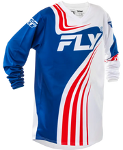 Youth F 16 Jersey Red/White/Blue Ys - FLY RACING