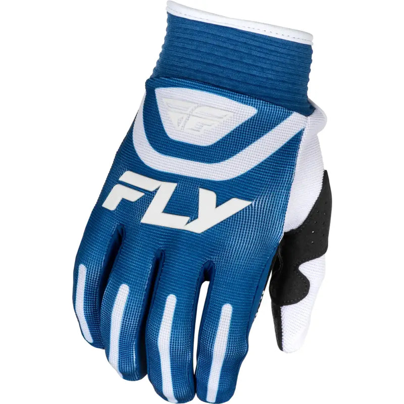 Youth F 16 Gloves Dark Blue/White Y2xs - FLY RACING
