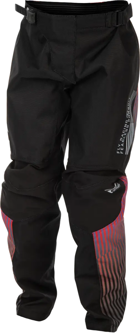 Youth F 16 Pants Black/Red/Purple Sz 18 - FLY RACING