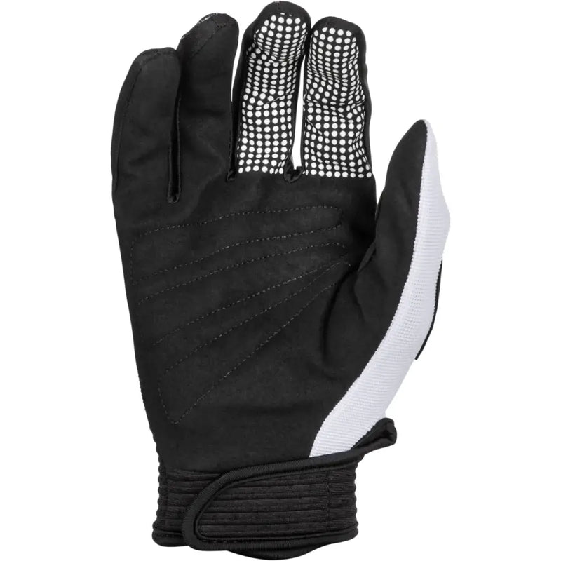 Youth F 16 Gloves Black/White Y3xs - FLY RACING