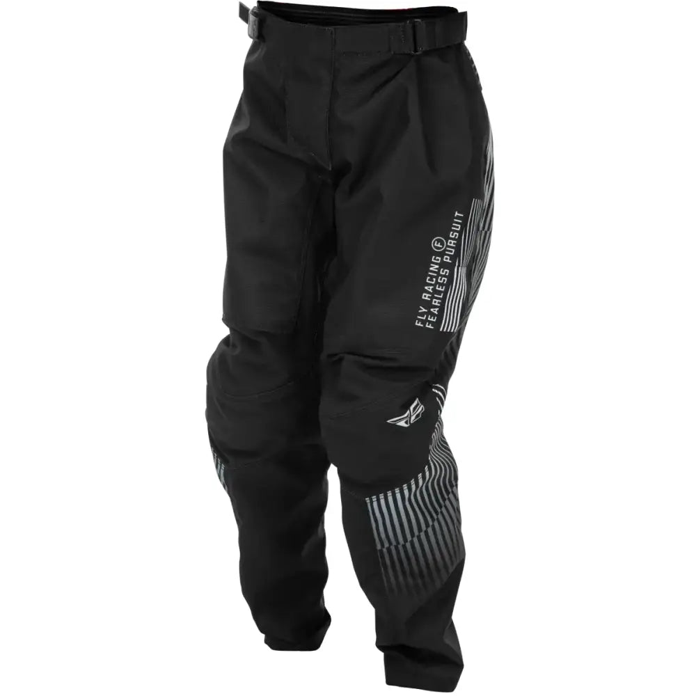 Youth F 16 Pants Black/White Sz 22 - FLY RACING