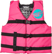 FLY RACING Youth Flotation Vest Neon Pink/Teal