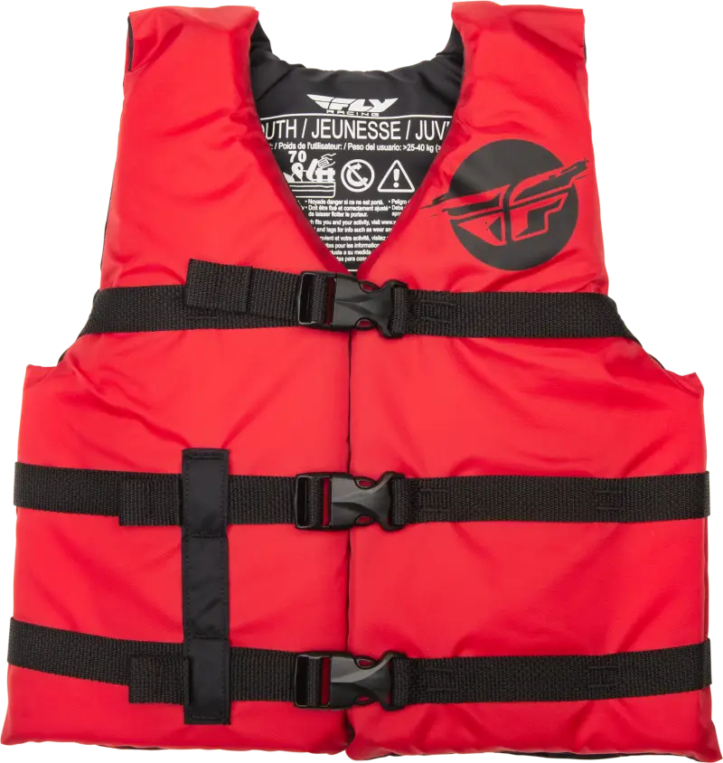 FLY RACING Youth Flotation Vest Red/Black