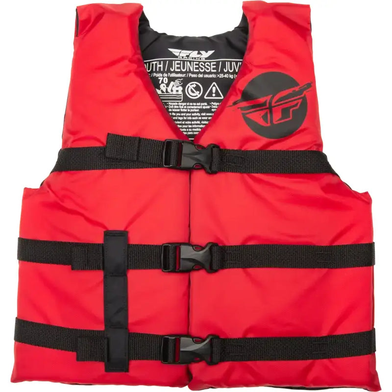 FLY RACING Youth Flotation Vest Red/Black
