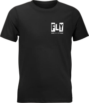 Youth Fly Punk Tee Black Yl - FLY RACING