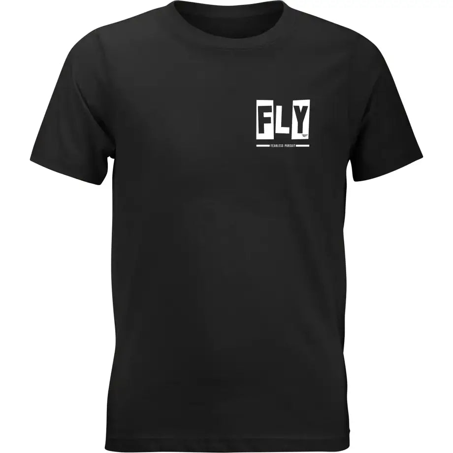 Youth Fly Punk Tee Black Ym - FLY RACING