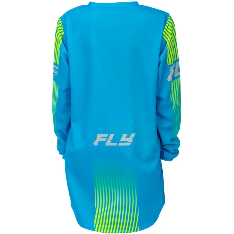 Youth F 16 Jersey Blue/Hi Vis Ym - FLY RACING