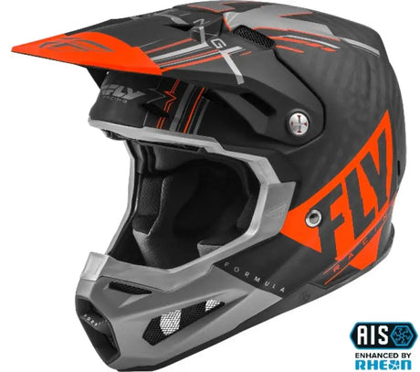 Youth Formula C. Vector Helmet Matte Orange/Grey/Black Yl