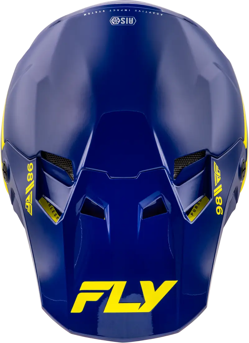 Youth Formula Cc Objective Helmet Navy/Yellow Yl