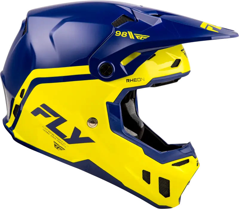 Youth Formula Cc Objective Helmet Navy/Yellow Yl