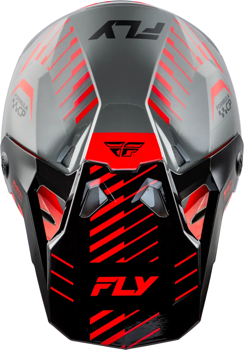 Youth Formula Cp Slice Helmet Grey/Red/Black Yl