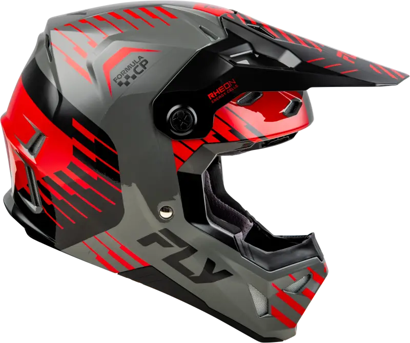 Youth Formula Cp Slice Helmet Grey/Red/Black Yl