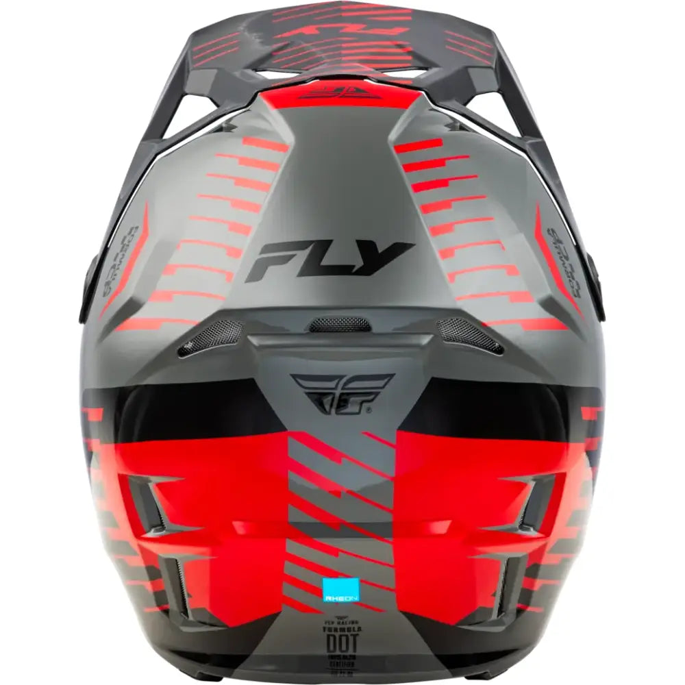 Youth Formula Cp Slice Helmet Grey/Red/Black Yl