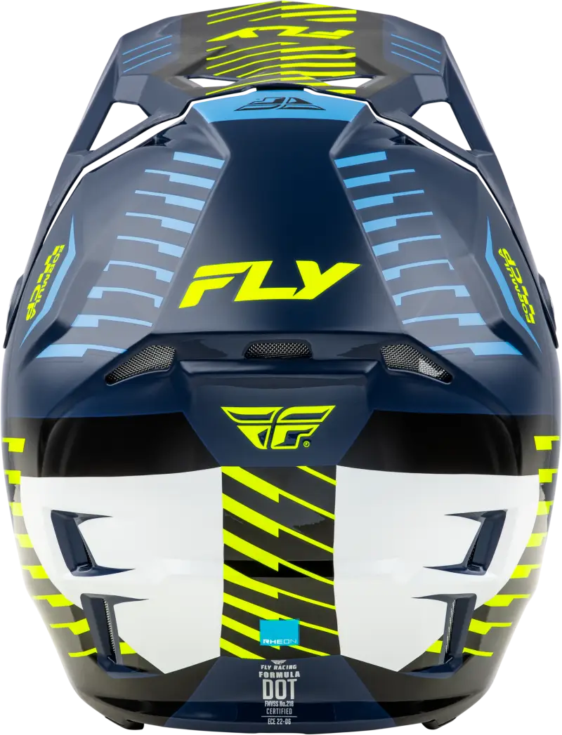 Youth Formula Cp Slice Helmet Navy/Hi Vis/White Yl